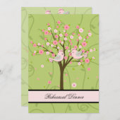 さくらんぼブロッサムバーズリハーサルディナー招待状 招待状 (正面/裏面)