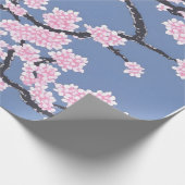 さくらんぼブロッサムパステルパターン ラッピングペーパー (角)
