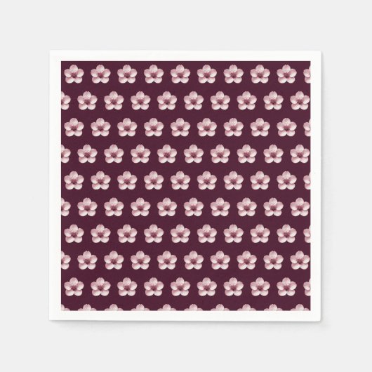 さくらんぼブロッサムパーティーナプキンス スタンダードカクテルナプキン (正面)