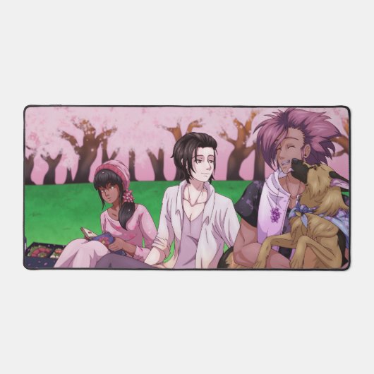 さくらんぼブロッサムピクニック デスクマット (正面)