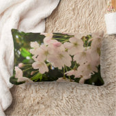 さくらんぼブロッサムピロー春の花ピロー ランバークッション (ブランケット)