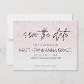 さくらんぼブロッサムピンクと白木 セーブザデート (正面)