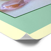 さくらんぼブロッサムピンクビーズのネックレスポスター2 ポスター (角)