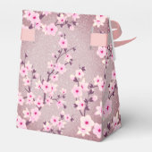 さくらんぼブロッサムピンクマウヴグリッターカスタム誕生日 フェイバーボックス (裏面サイド)