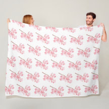 さくらんぼブロッサムピンク日本の桜かわいいフリース