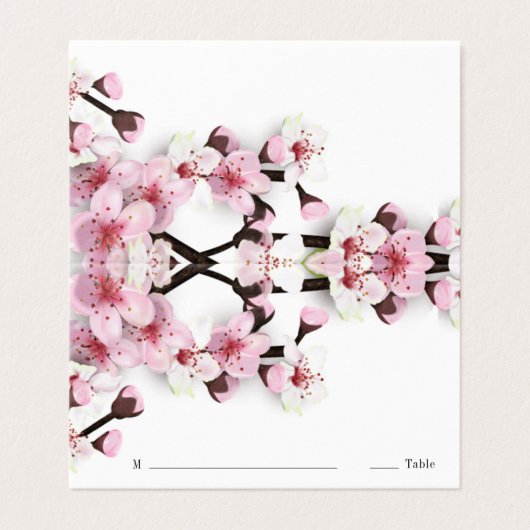 さくらんぼブロッサムピンク結婚ホワイトのテント座席表 (外部フラット)