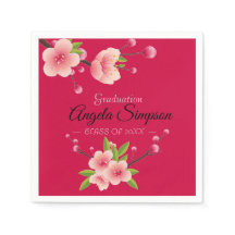 さくらんぼブロッサムピンク緑フローラ卒業パーティー