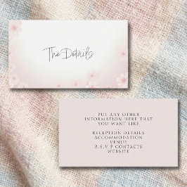 さくらんぼブロッサムピンク詳細エンクロージャカード エンクロージャーカード