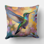 さくらんぼブロッサムファンタジーサンライズハミングバード クッション (裏面)