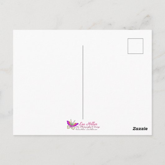 さくらんぼブロッサムファンタジーサンライズハミングバード ポストカード (裏面)