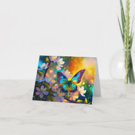 さくらんぼブロッサムファンタジーサンライズバタフライ カード
