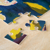 さくらんぼブロッサムファンタジーサンライズバタフライ ジグソーパズル (側面)