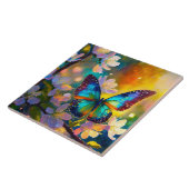 さくらんぼブロッサムファンタジーサンライズバタフライ タイル (側面)