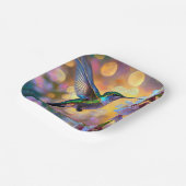 さくらんぼブロッサムファンタジーハミングバード ペーパープレート (傾斜あり)