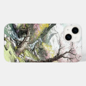 さくらんぼブロッサムフォレスト開花の夜明け春 Case-Mate iPhoneケース (裏面 (横))