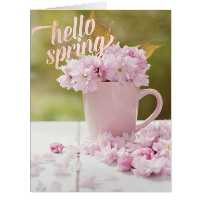 さくらんぼブロッサムフラワーフローラスチルライフ春文字 (正面)