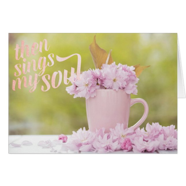 さくらんぼブロッサムフラワーフローラスチルライフ春文字 (正面横)