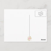 さくらんぼブロッサムフラワーフローラスチルライフ春文字 ポストカード (裏面)