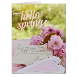 さくらんぼブロッサムフラワーラブレター春文字