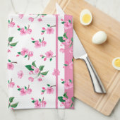 さくらんぼブロッサムフローラコテージコア キッチンタオル (四つ折り)