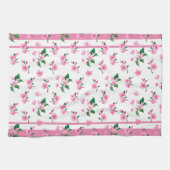 さくらんぼブロッサムフローラコテージコア キッチンタオル (横)