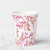 さくらんぼブロッサムフローラサプライズピンク誕生日 紙コップ (右)