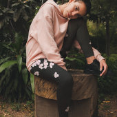 さくらんぼブロッサムフローラ植物学スタイリッシュ レギンス