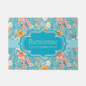 さくらんぼブロッサムフローラ歓迎 ドアマット (正面)