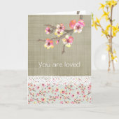 さくらんぼブロッサムフローラ カード (黄色い花)