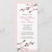 さくらんぼブロッサムブライダルシャワー招待 招待状 (正面/裏面)