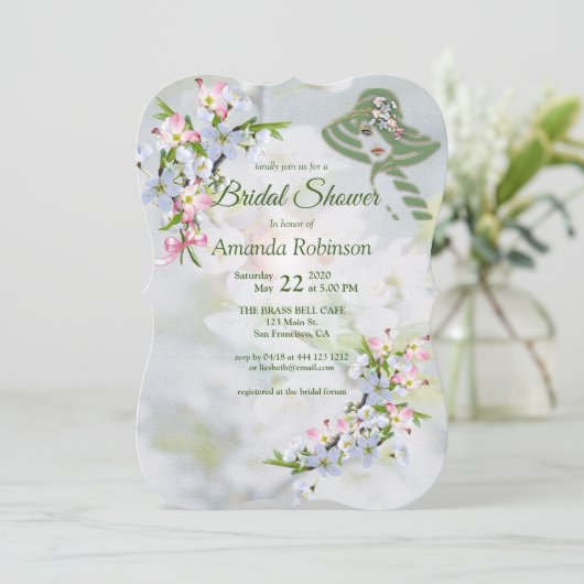 さくらんぼブロッサムブライダルシャワー 招待状 (スタンド正面)