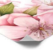 さくらんぼブロッサムブライダルティーシャワー ポスター (角)