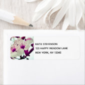 さくらんぼブロッサムブランチかわいらしフローラデザイン ラベル (インサイチュ)