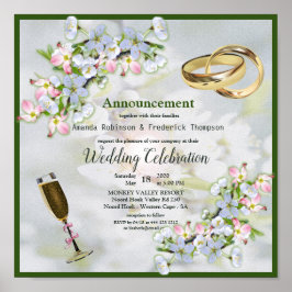 さくらんぼブロッサムブーケ結婚ーズ ポスター