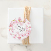 さくらんぼブロッサムベビーシャワーお願いギフトラベル フェイバータグ (インサイチュ)
