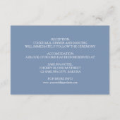 さくらんぼブロッサムホワイトダスティブルー結婚ズ詳細 エンクロージャーカード (裏面)