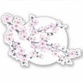 さくらんぼブロッサムホワイトムーン シール (正面)