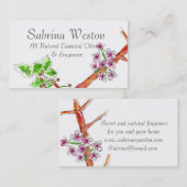 さくらんぼブロッサムボタニカルスケッチ 名刺 (正面/裏面)