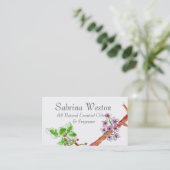 さくらんぼブロッサムボタニカルスケッチ 名刺 (スタンド正面)