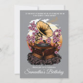 さくらんぼブロッサムミュージカル誕生日 招待状 (正面)