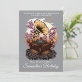 さくらんぼブロッサムミュージカル誕生日 招待状 (スタンド正面)