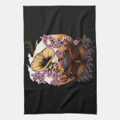 さくらんぼブロッサムミュージカル キッチンタオル (縦)