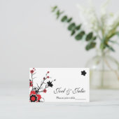 さくらんぼブロッサムモダンカスタムのテーブル/座席表 プレイスカード (スタンド正面)