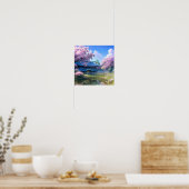 さくらんぼブロッサムリトリートヘブンバイザポンド ポスター (キッチン)