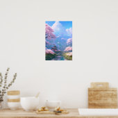 さくらんぼブロッサムリバーサイドリトリート ポスター (キッチン)