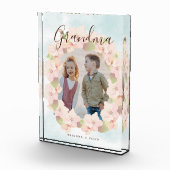 さくらんぼブロッサムリースおばあちゃんピンク フォトブロック (右)