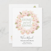 さくらんぼブロッサムリースピンク&ホワイトムービング 案内ポストカード (正面/裏面)