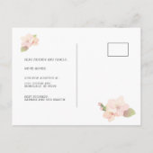 さくらんぼブロッサムリースピンク&ホワイトムービング 案内ポストカード (裏面)