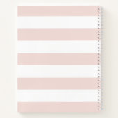 さくらんぼブロッサムリースモノグラムファミリーレシピ ノートブック (裏面)