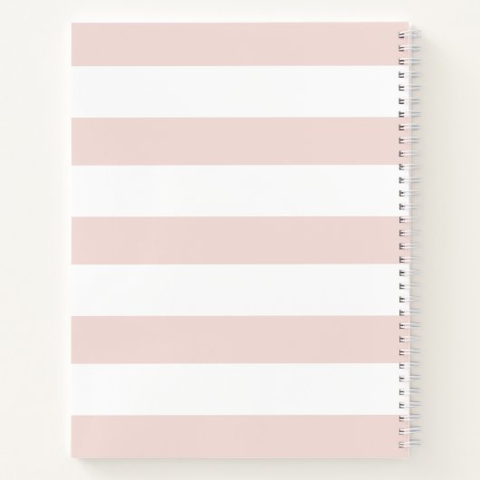 さくらんぼブロッサムリースモノグラムファミリーレシピ ノートブック (裏面)